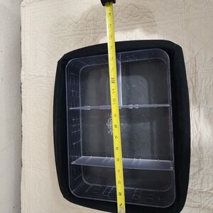 Longaberger Divided Tray Basket with liner